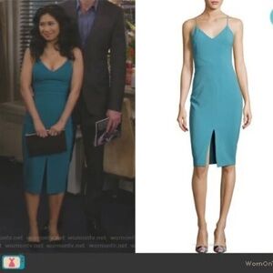 Likely Brooklyn teal sheath dress